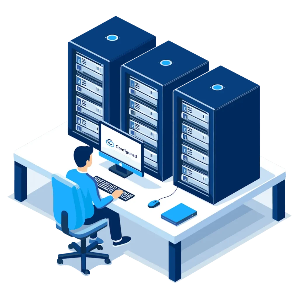 Dedicated server hosting with exclusive resources for high performance, security, and control